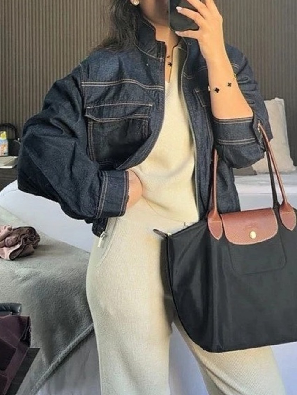 ZARA Denim Jacket Size XS Like New
